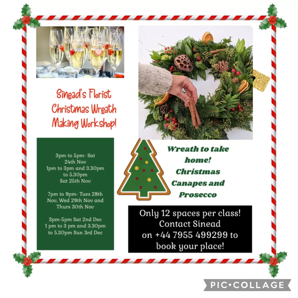 Christmas Wreath Making Workshop in Portadown & Lurgan